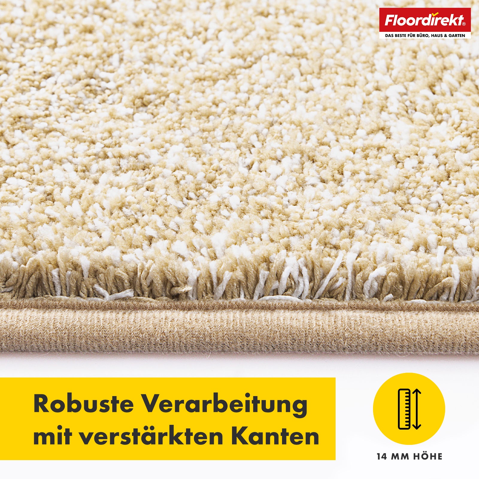 Dirt-trapping mat | Nasa | Soft, water-absorbent polyester doormat with non-slip backing | Various colours and sizes