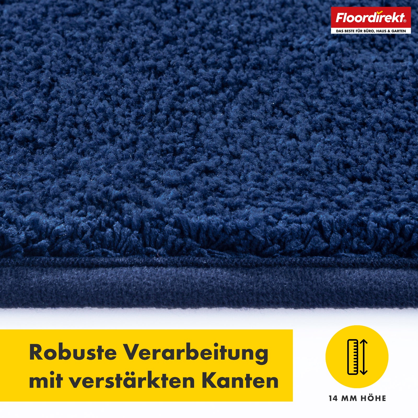 Dirt-trapping mat | Nasa | Soft, water-absorbent polyester doormat with non-slip backing | Various colours and sizes