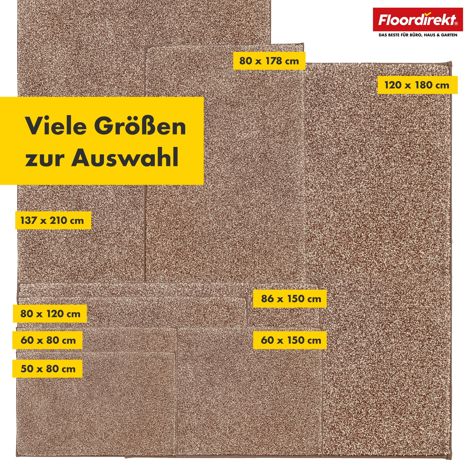 Dirt-trapping mat | Nasa | Soft, water-absorbent polyester doormat with non-slip backing | Various colours and sizes