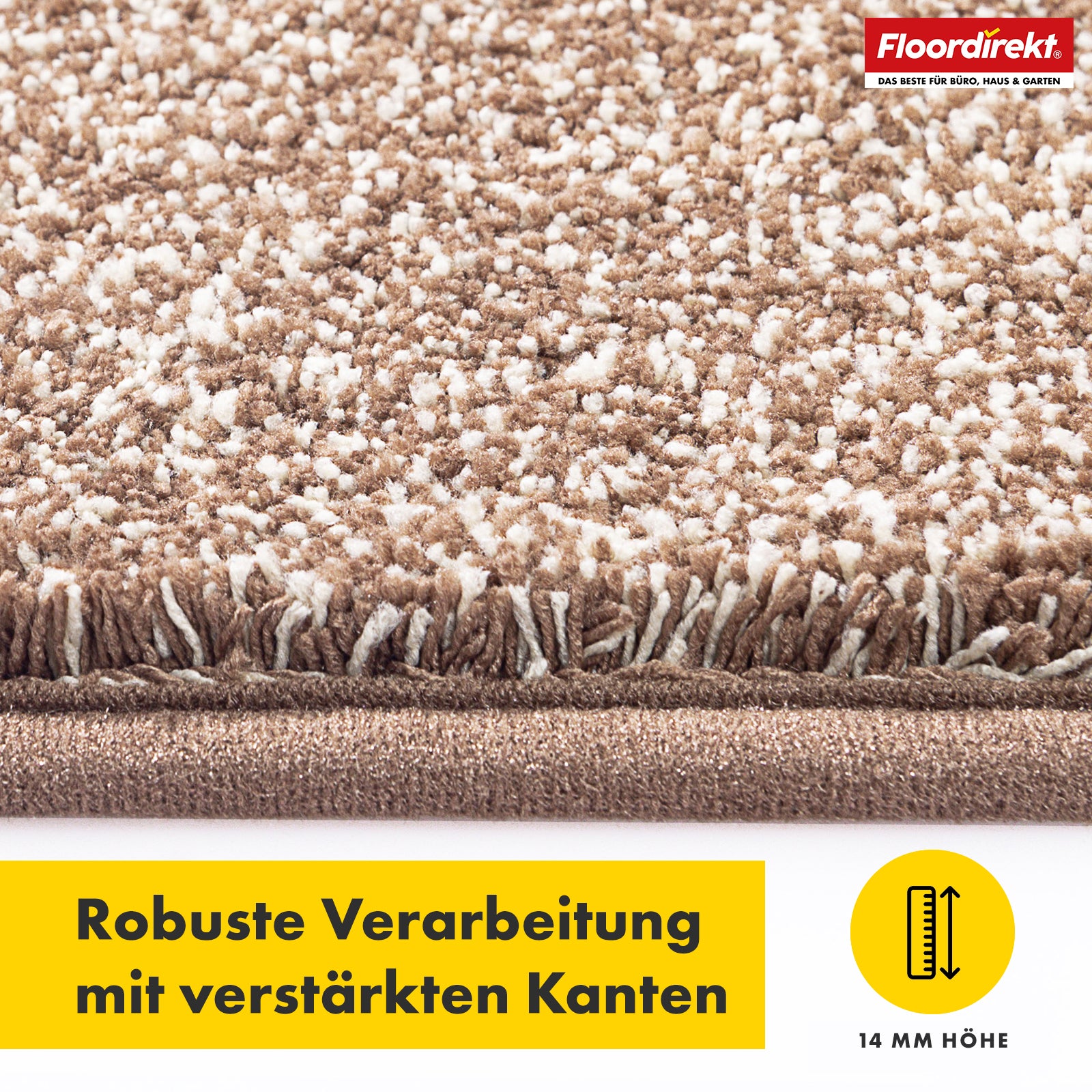 Dirt-trapping mat | Nasa | Soft, water-absorbent polyester doormat with non-slip backing | Various colours and sizes