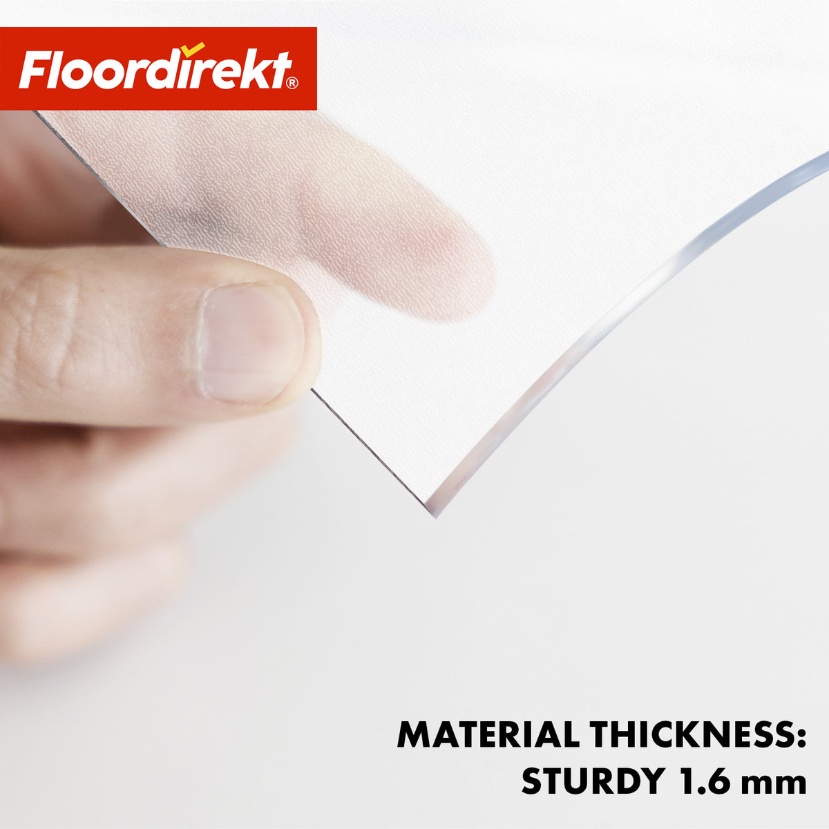 Table Protector | Neo Milky | Semi-Transparent Table Cover in Milky White Made to Measure with Straight Edge