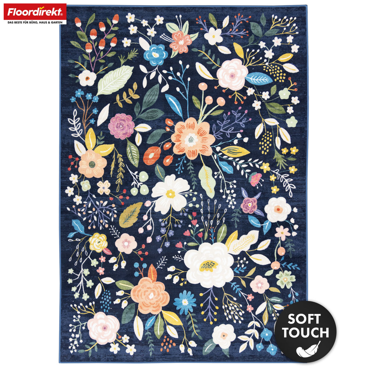 Area Rug | Damaskus | Modern Rug with Floral Design | Non-Slip, Durable & Easy to Clean | Available in Multiple Sizes