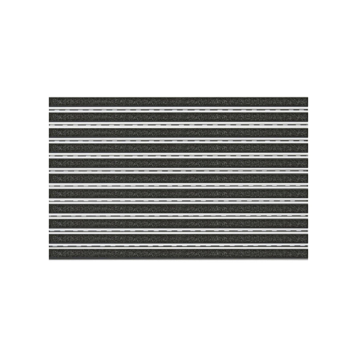 ✂ Entrance Mat Aluflex JR Carpet | 10 mm | Textile-Ribbed | UV-Resistant