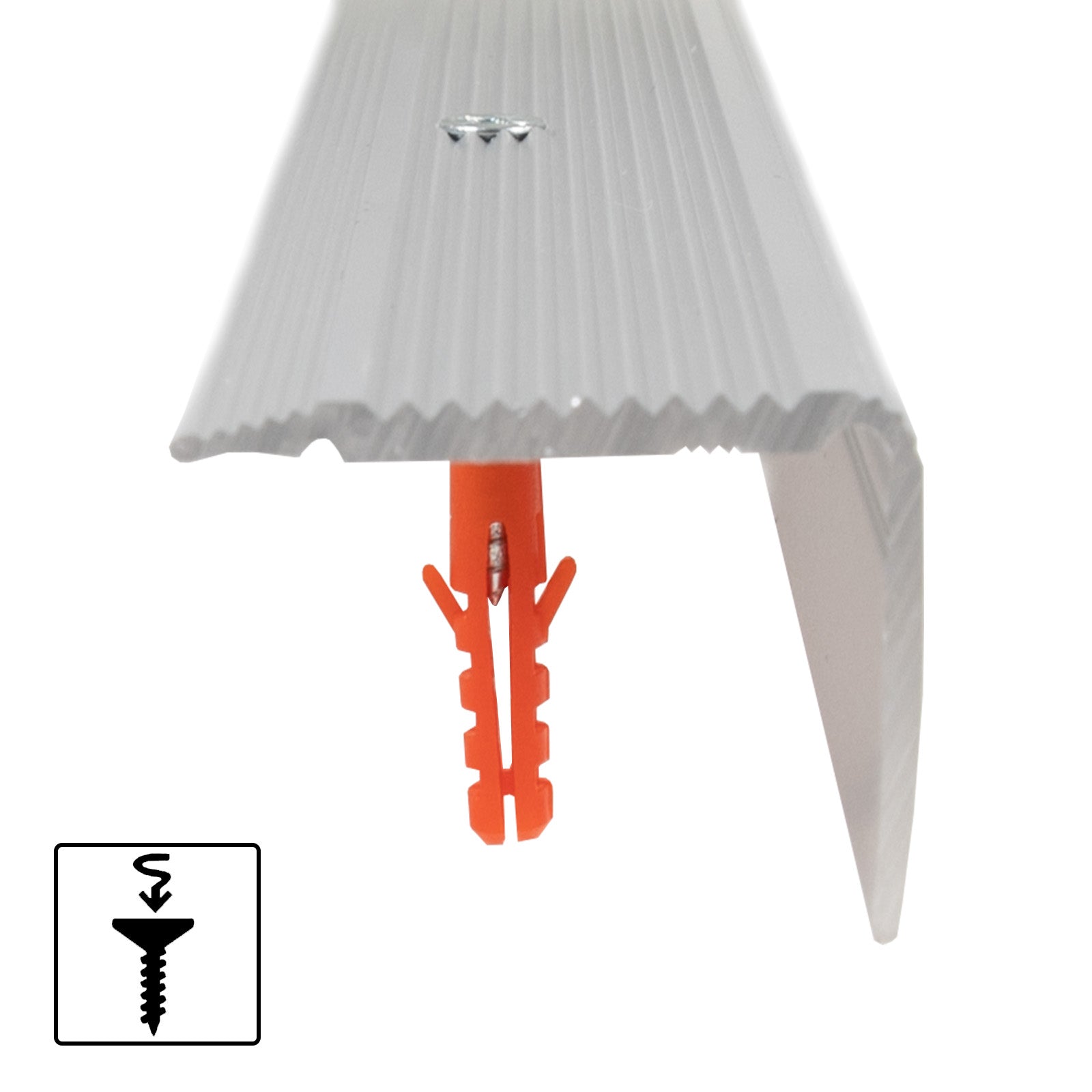 Stair Nosing Profile | NOVA | Aluminium | Pre-drilled