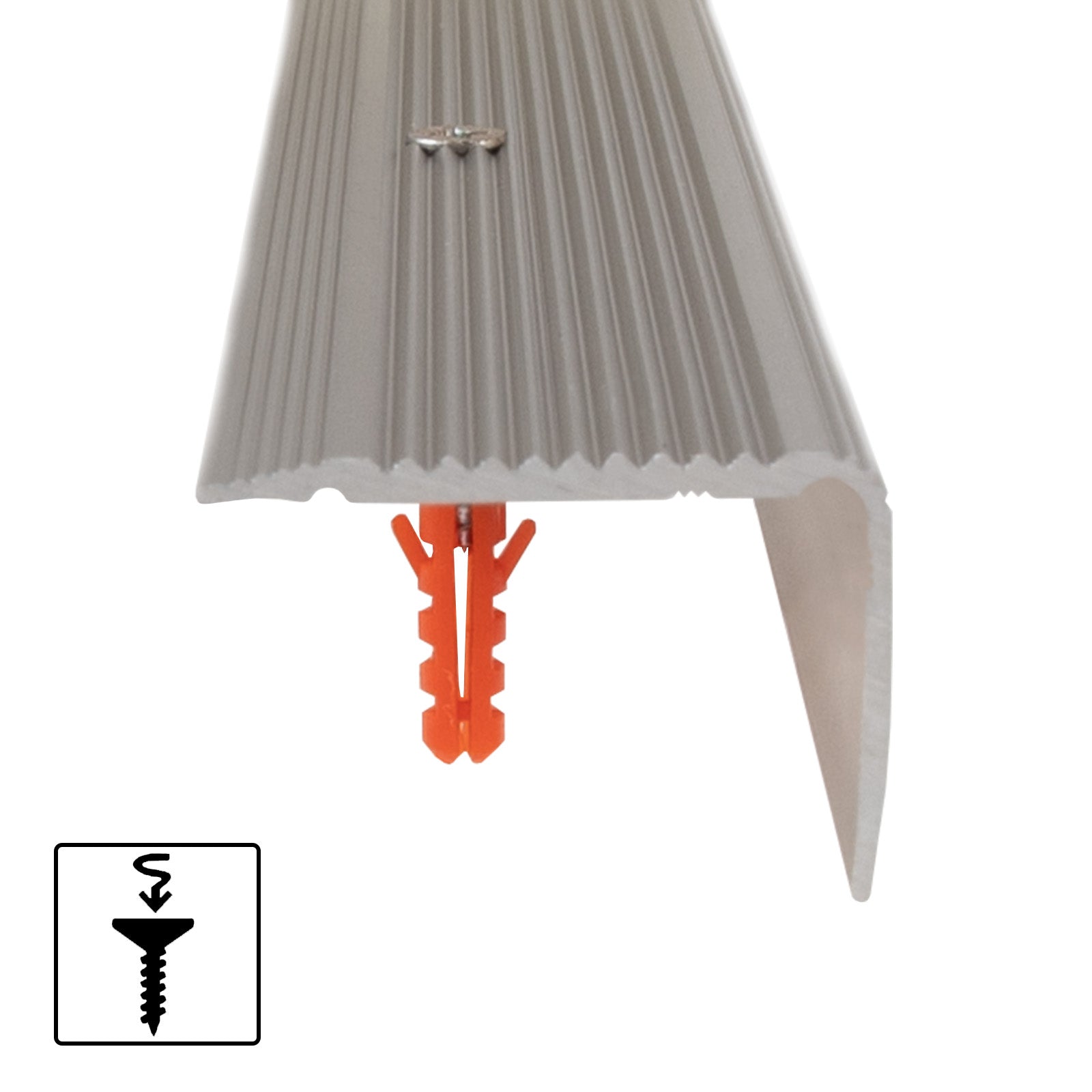 Stair Nosing Profile | NOVA | Aluminium | Pre-drilled