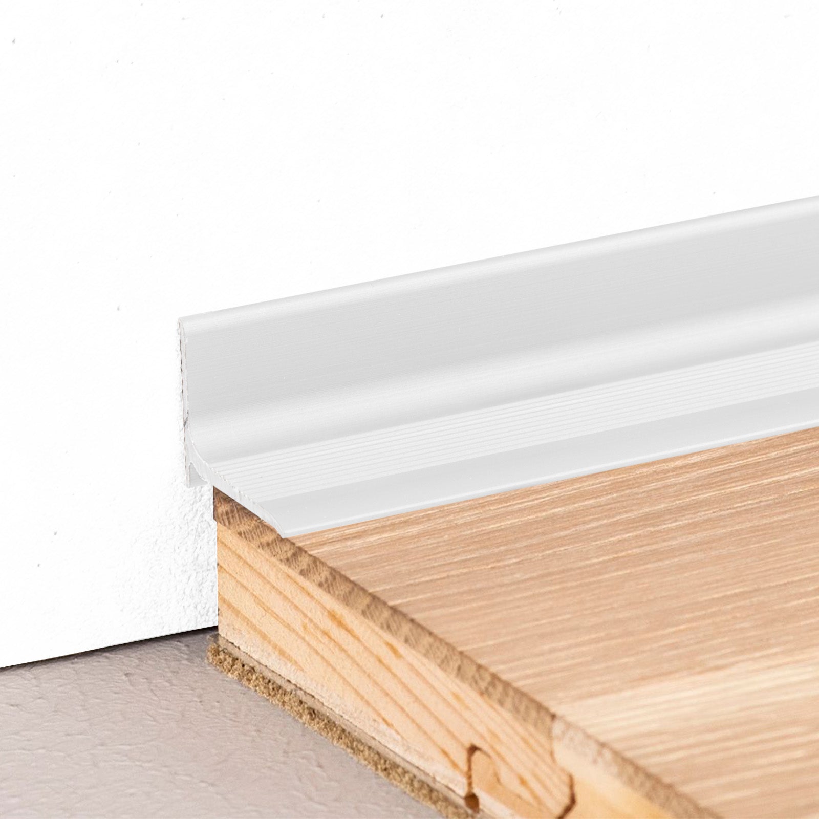 Aluminium Wall Skirting Profile | For Doors and Windows | Self-adhesive