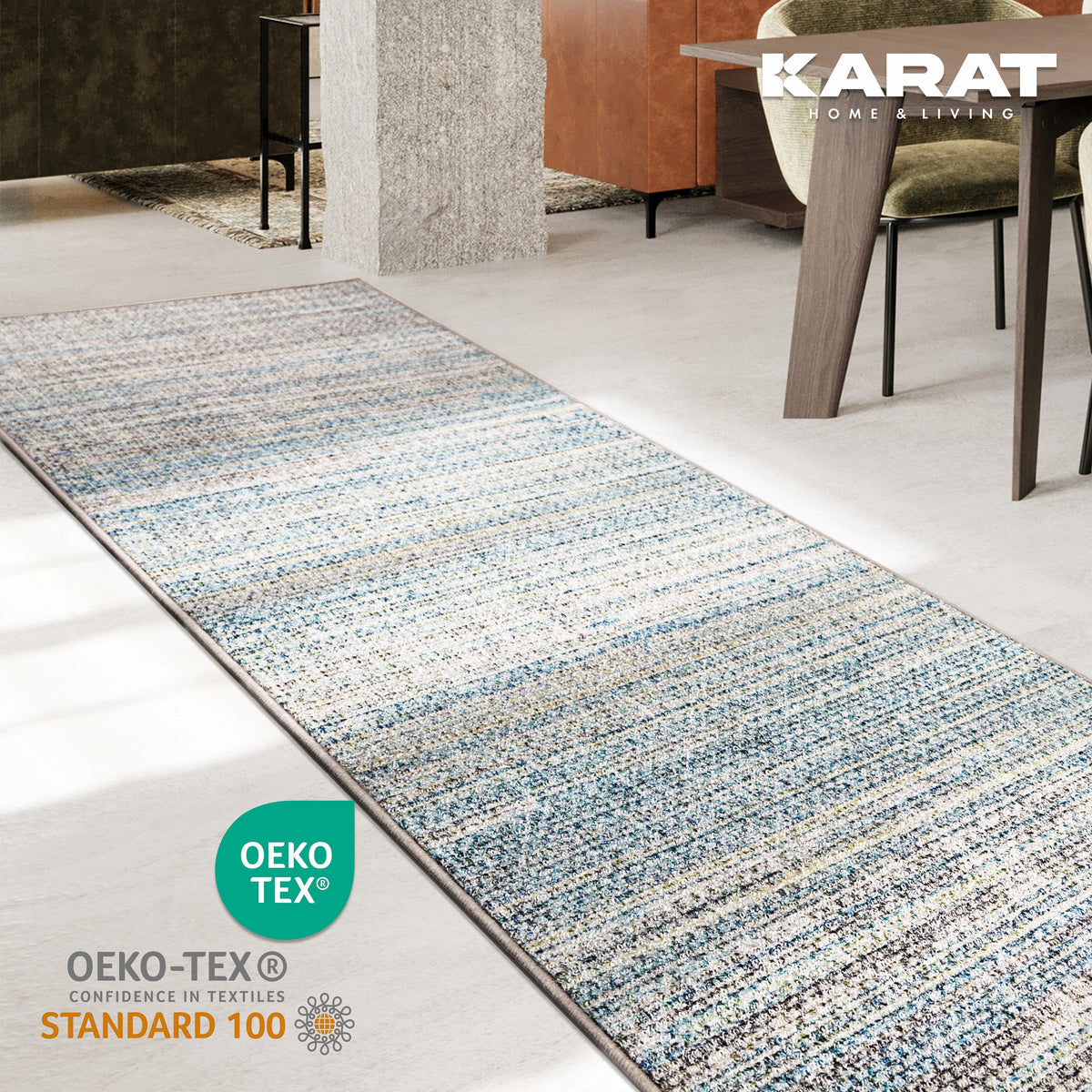✂ Carpet Floor Runner | Nikosia | Modern Living Rug | Customised Size