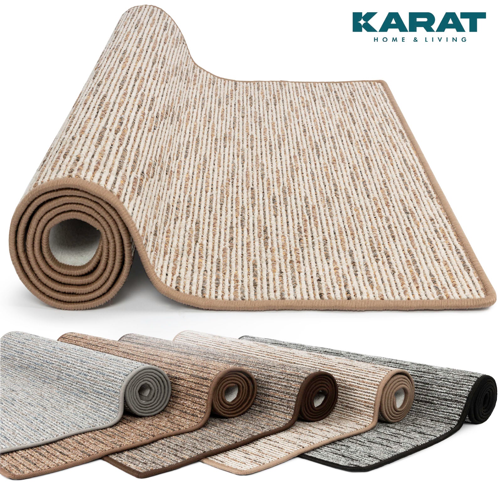 Carpet Runner | Geneva | Modern Hallway Runner for Living Room, Hallway & Bedroom