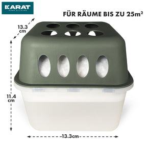 SET of 4 dehumidifiers | Room dehumidifier in 6 colours and 2 designs | Refillable & reusable