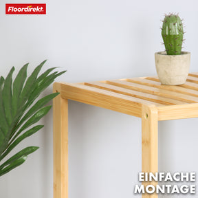 Bamboo standing shelf | Lowa | Ideal for creatively arranging your home accessories | Available in 3 sizes