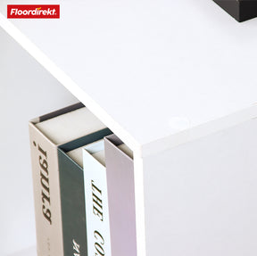 Wooden shelf | Vermont | Stylish shelf with six compartments for an elegant and tidy living atmosphere