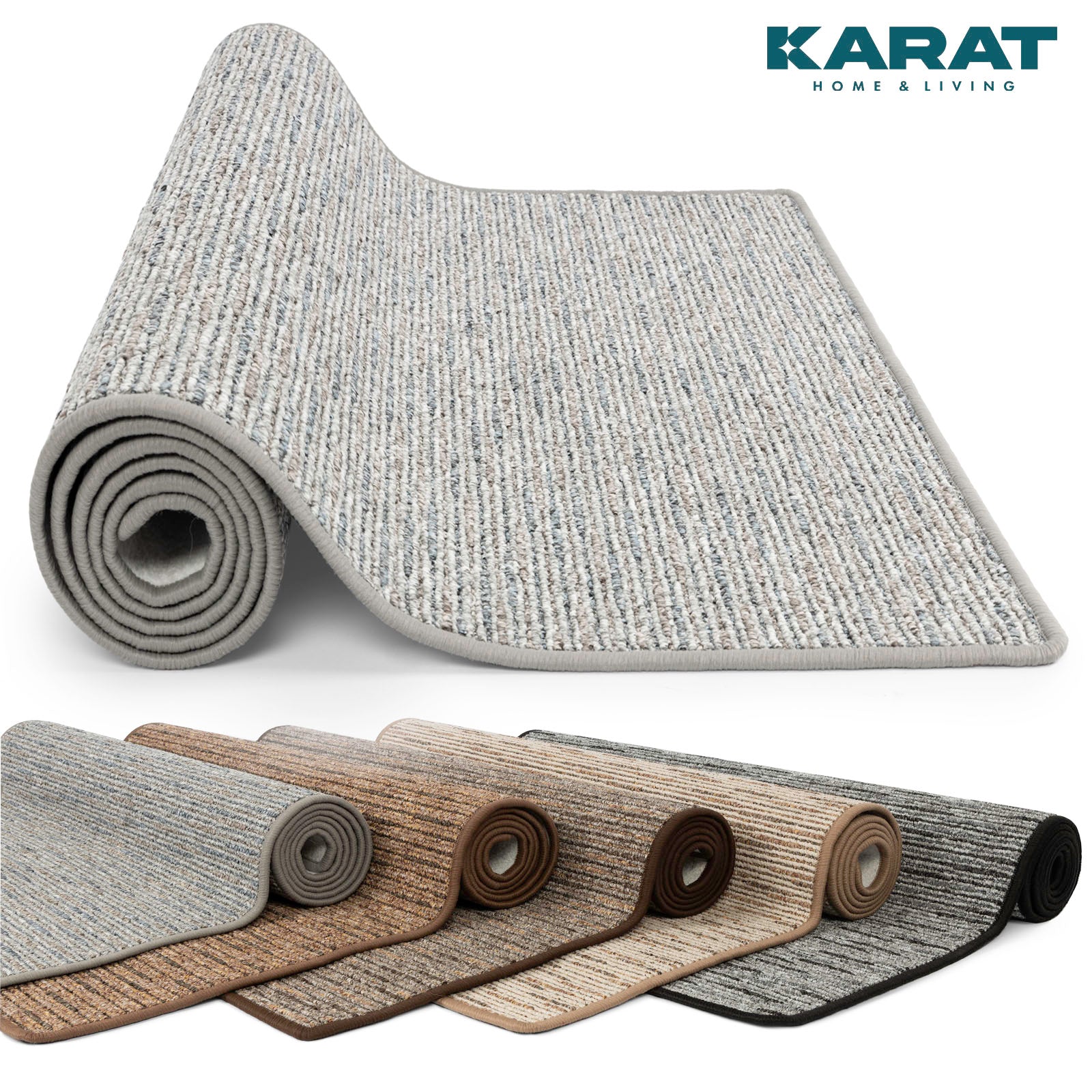 Carpet Runner | Geneva | Modern Hallway Runner for Living Room, Hallway & Bedroom