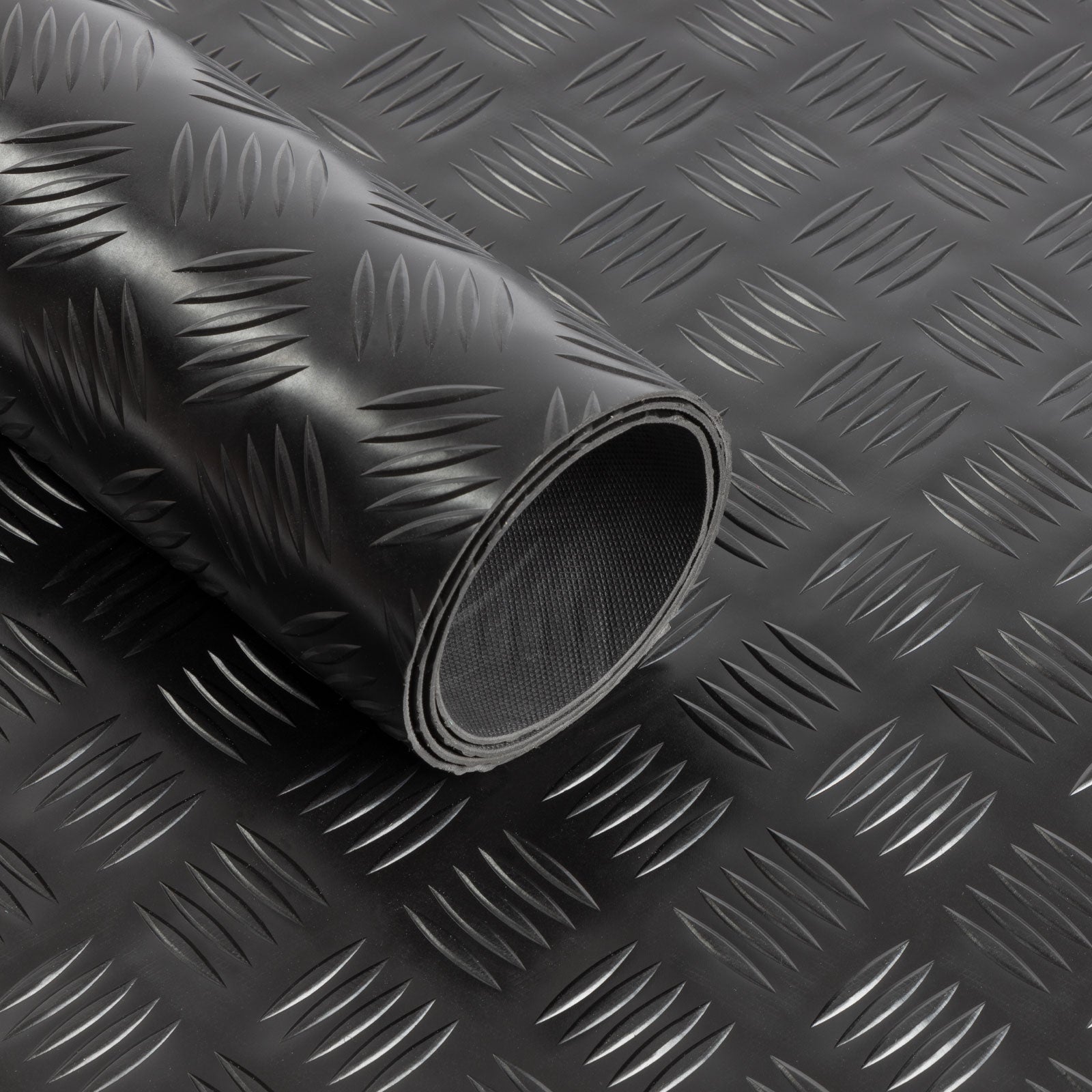 ✂ PVC Vinyl Flooring | Checker Plate | Various Colours | Thickness: 2 mm
