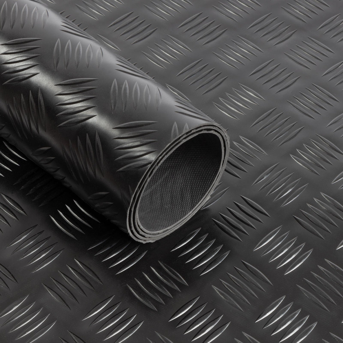 ✂ PVC Vinyl Flooring | Checker Plate | Various Colours | Thickness: 2 mm