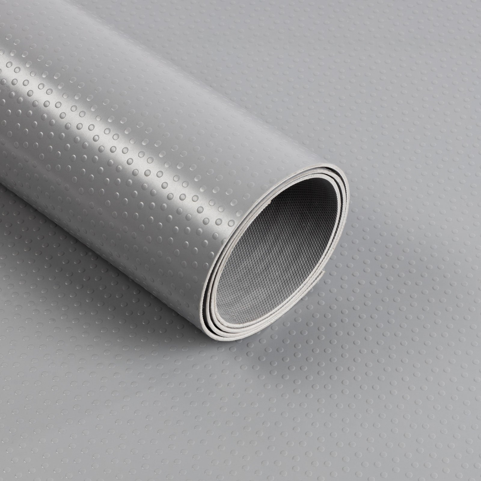 ✂ PVC Vinyl Flooring | Dots | Grey | Thickness: 2 mm