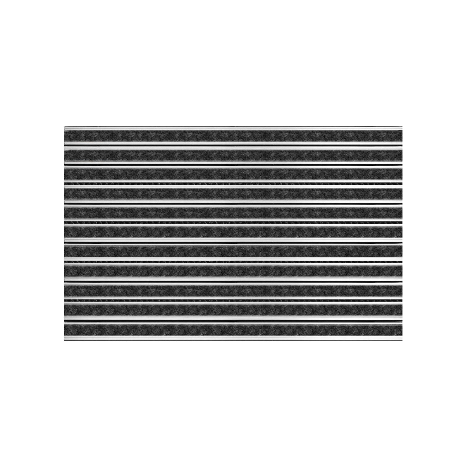 ✂ Entrance Mat Aluflex SR Carpet | 22 mm | Textile-Ribbed | UV-Resistant