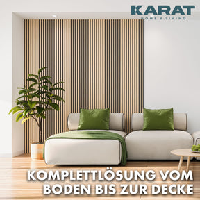 Wood-look acoustic panels | Timeless design for pleasant room acoustics | Available in 3 designs and 2 sizes