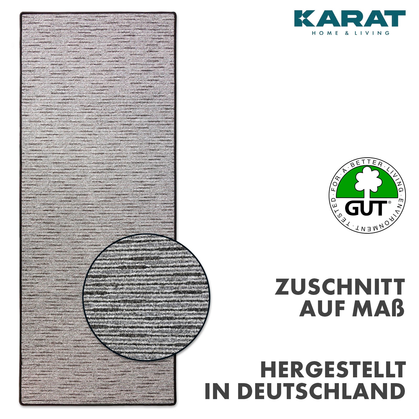Carpet Runner | Geneva | Modern Hallway Runner for Living Room, Hallway & Bedroom