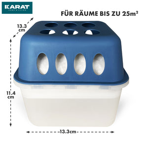 SET of 4 dehumidifiers | Room dehumidifier in 6 colours and 2 designs | Refillable & reusable