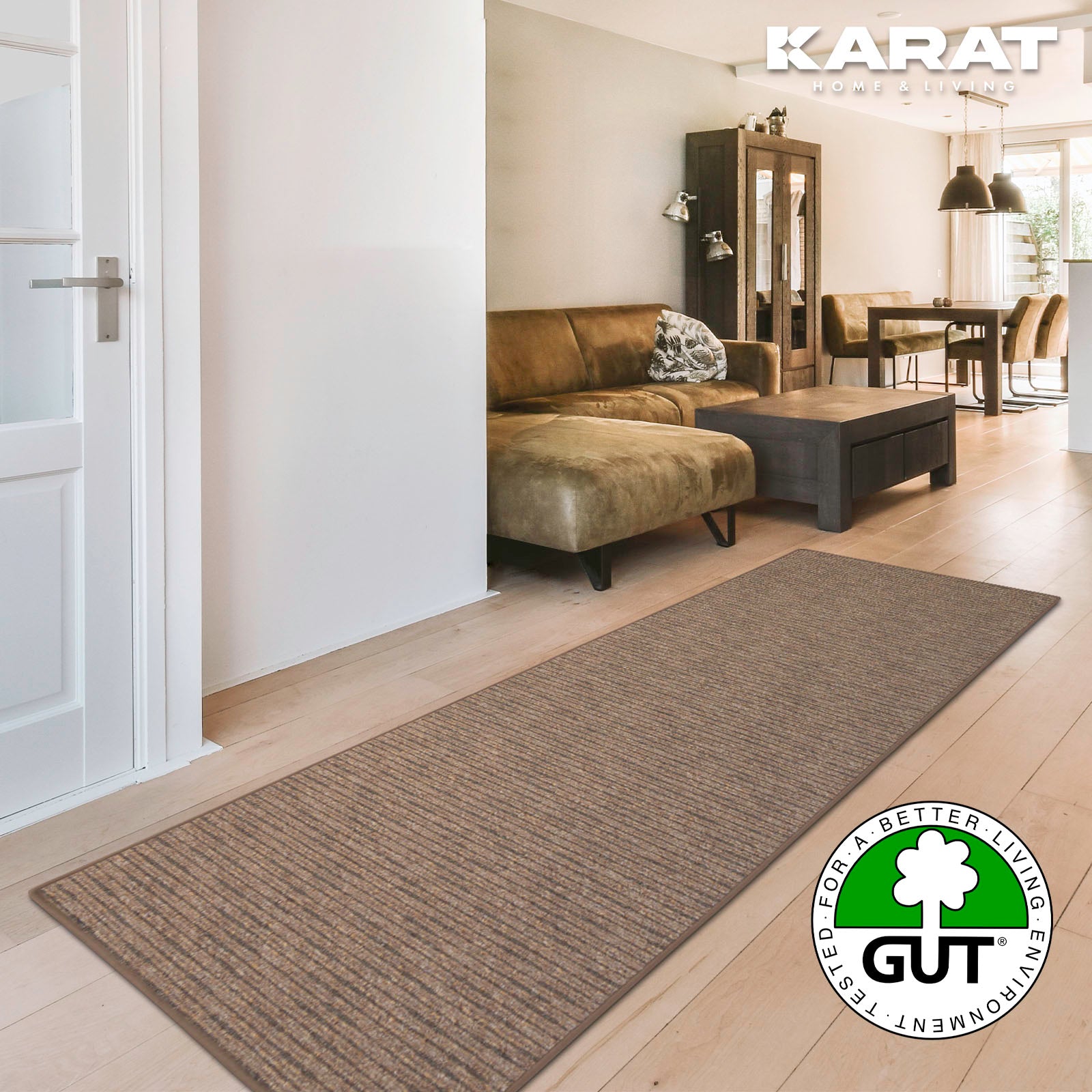 Carpet Runner | Geneva | Modern Hallway Runner for Living Room, Hallway & Bedroom