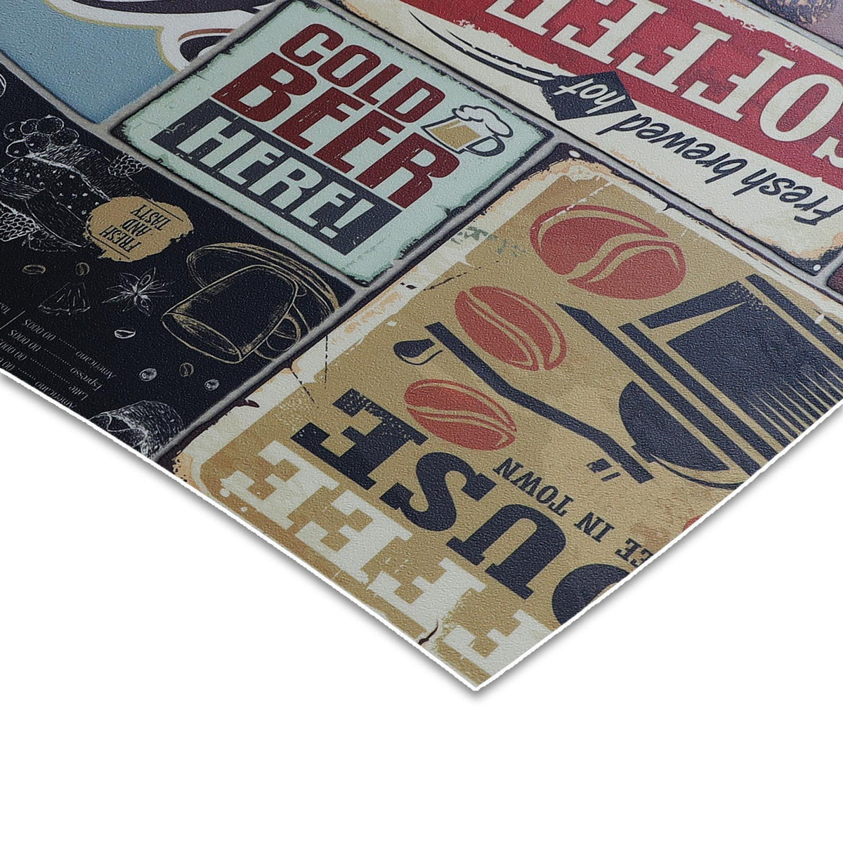 ✂ 3D CV Cushioned Vinyl Flooring | Coffee Time | Extra Scratch Resistant PVC Flooring