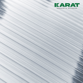 Polycarbonate Sheet | Double Wall Sheeting | 60.5 x 121 cm | For DIY, Roofing and Construction