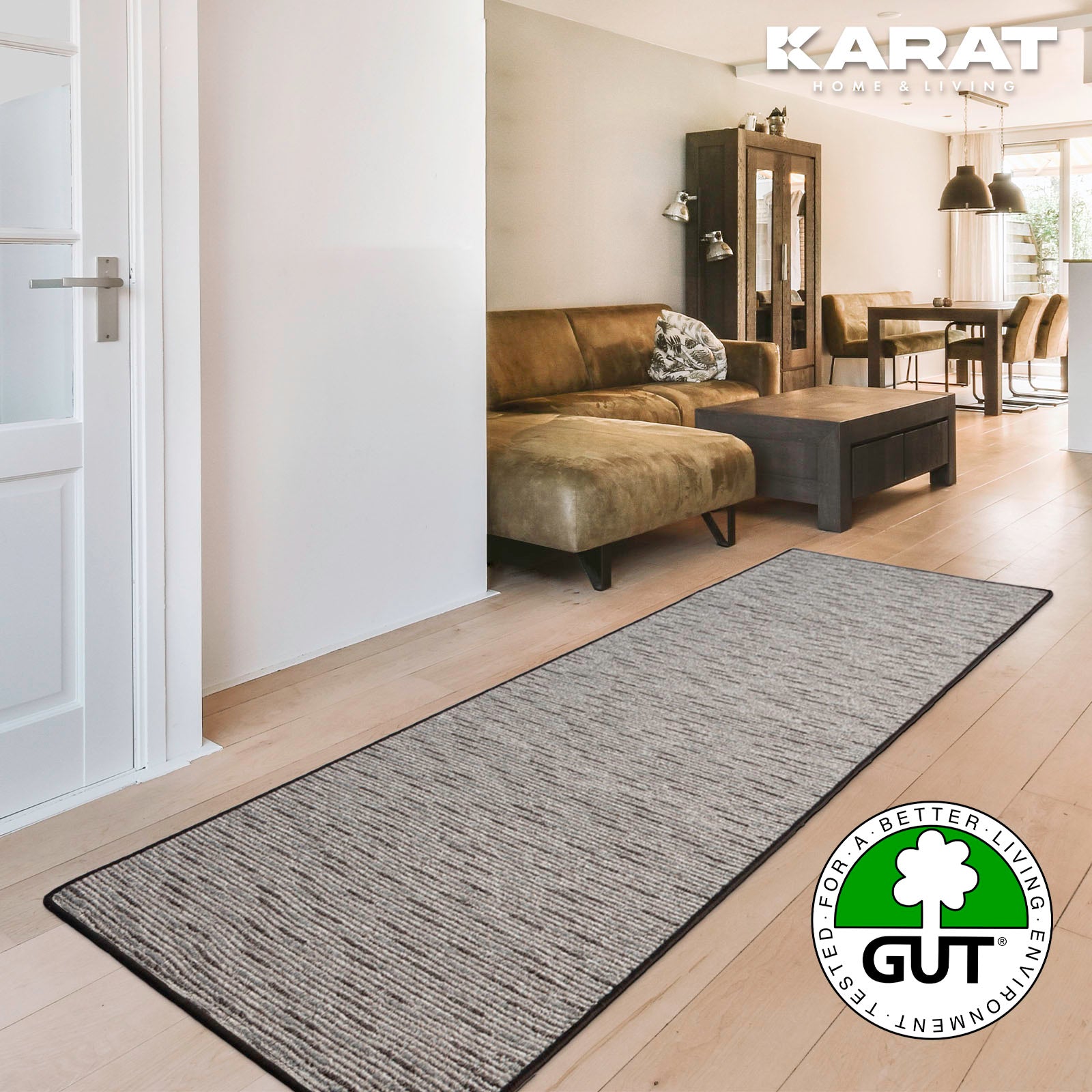 Carpet Runner | Geneva | Modern Hallway Runner for Living Room, Hallway & Bedroom