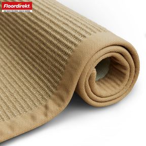 Sisal rug | Bombay | With non-slip backing & cotton border | In many sizes