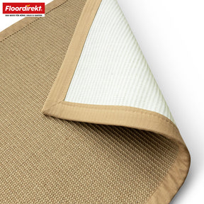 Sisal rug | Bombay | With non-slip backing & cotton border | In many sizes