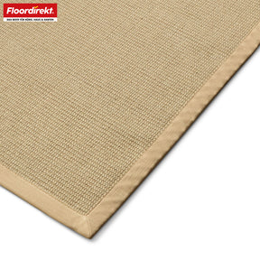 Sisal rug | Bombay | With non-slip backing & cotton border | In many sizes