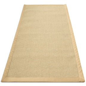 Sisal rug | Mumbai | natural fibre rug with cotton border | available in various sizes