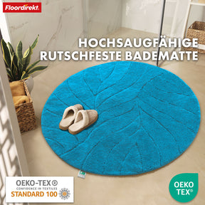 Bath mat | Maris | Bath mat in round | Soft microfibre, non-slip & suitable for underfloor heating