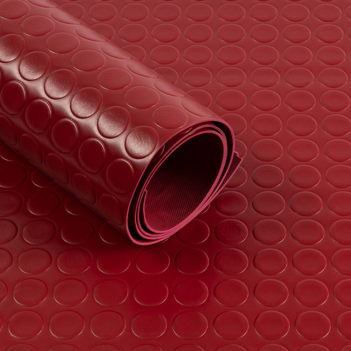 ✂ PVC Vinyl Flooring | Circular Studded | Various Colours | Thickness: 2 mm