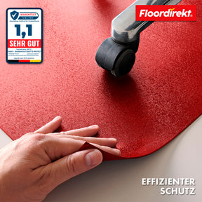 Floor protection mat with bevelled edge in various colours | Kleopatra | Optimum protection for your floors | In many sizes and colours