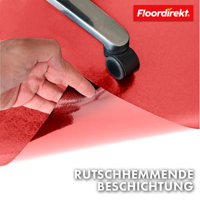 Floor protection mat with bevelled edge in various colours | Kleopatra | Optimum protection for your floors | In many sizes and colours