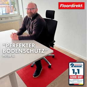Floor protection mat with bevelled edge in various colours | Kleopatra | Optimum protection for your floors | In many sizes and colours