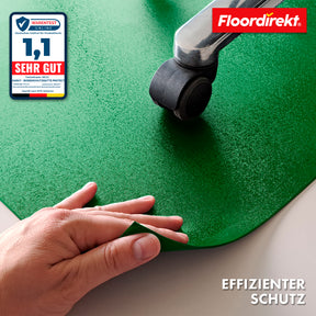 Floor protection mat with bevelled edge in various colours | Kleopatra | Optimum protection for your floors | In many sizes and colours