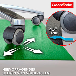 Floor protection mat with bevelled edge in various colours | Kleopatra | Optimum protection for your floors | In many sizes and colours
