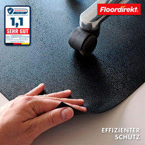 Floor protection mat with bevelled edge in various colours | Kleopatra | Optimum protection for your floors | In many sizes and colours