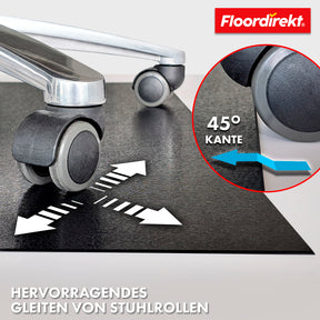 Floor protection mat with bevelled edge in various colours | Kleopatra | Optimum protection for your floors | In many sizes and colours