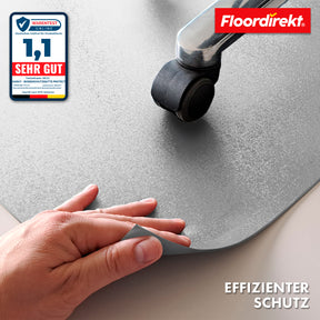 Floor protection mat with bevelled edge in various colours | Kleopatra | Optimum protection for your floors | In many sizes and colours