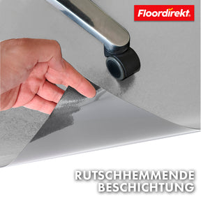 Floor protection mat with bevelled edge in various colours | Kleopatra | Optimum protection for your floors | In many sizes and colours