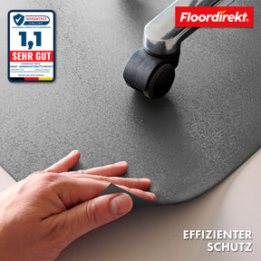 Floor protection mat with bevelled edge in various colours | Kleopatra | Optimum protection for your floors | In many sizes and colours