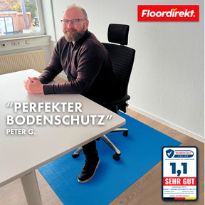 Floor protection mat with bevelled edge in various colours | Kleopatra | Optimum protection for your floors | In many sizes and colours