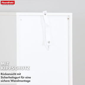 Bookcase | Delaware | Standing shelf with 6 open shelves, space-saving & modern