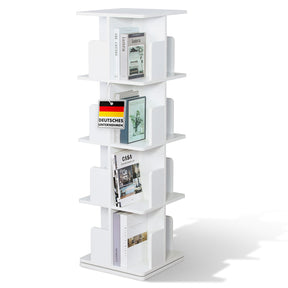 Bookcase | Indiana | Rotating shelf with 3 or 4 shelves | 360° floor-standing shelf for living room, office & bedroom