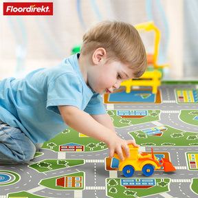 CV flooring | Roadtrip 547M | Vinyl flooring for children with road landscape