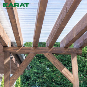 Polycarbonate Sheet | Double Wall Sheeting | 60.5 x 121 cm | For DIY, Roofing and Construction