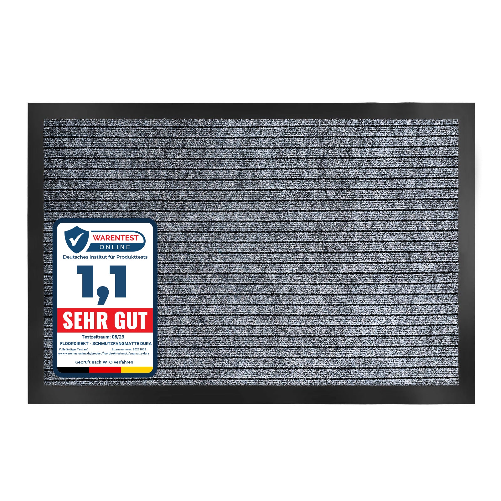 Dura dust control mat | Doormat with non-slip backing | Robust and eas