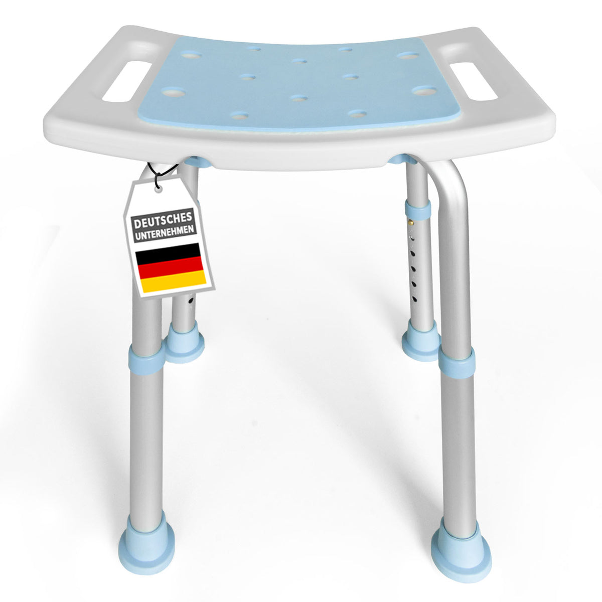 Shower and bath stool | Nora | Height-adjustable, non-slip and durable seat for the bath and shower